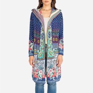 NWT Johnny Was Cotton Cashmere Duster M